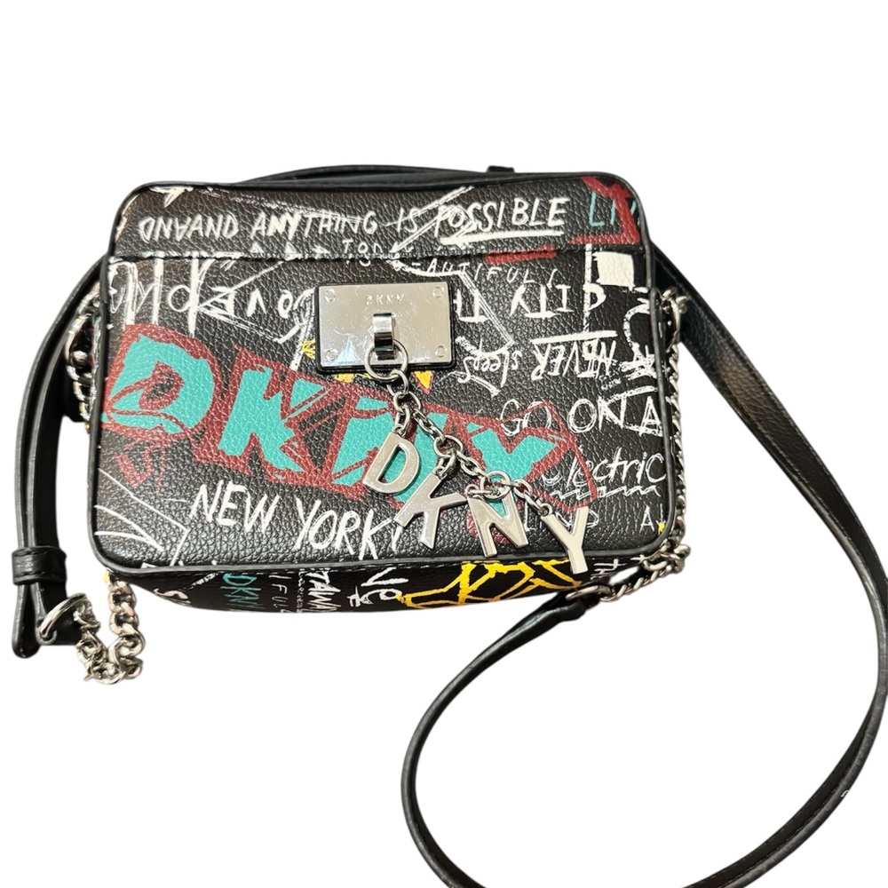 DKNY Multicolor Graffiti Crossbody Bag